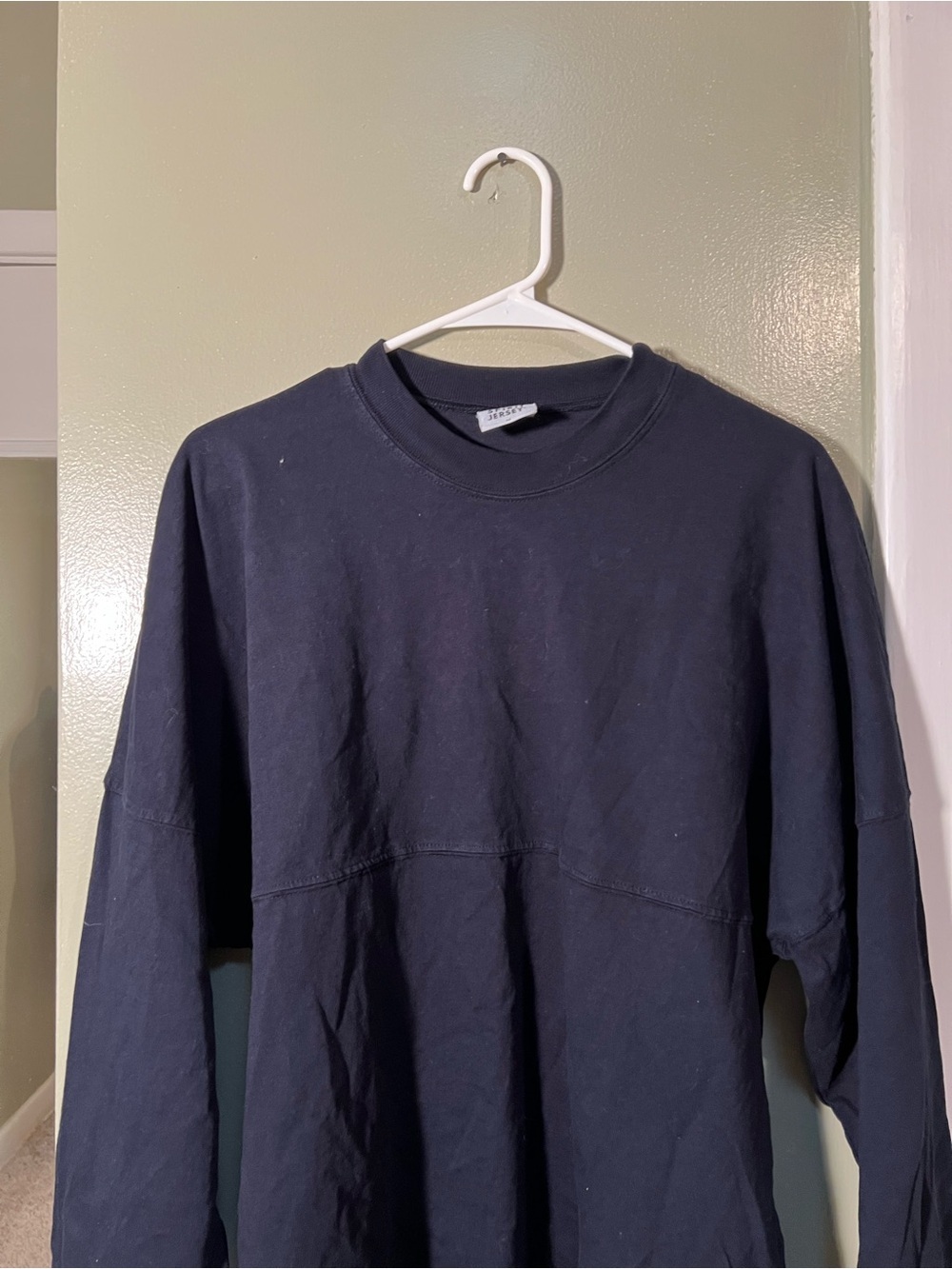 Spirit Jersey Unisex Size Medium Long Sleeve T-Shirt Navy Blue Orange Denver CO - Picture 3 of 10